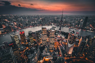 Shanghai at dusk